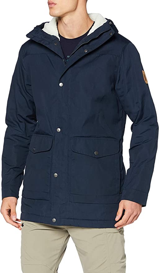 Fj ä llr ä ven Swedish Arctic Fox Man Greenland Winter Parker Coat